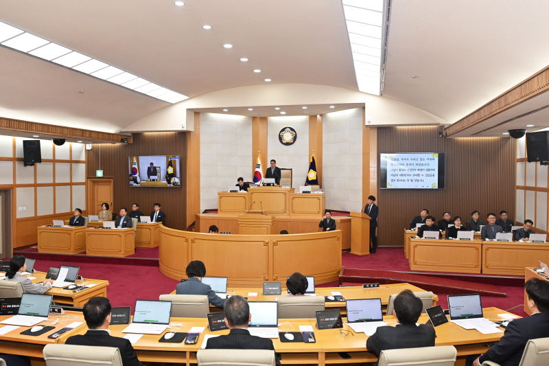 파주시의회, 제254회 파주시의회 임시회 개회