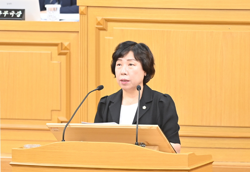 파주시의회 박은주 의원 시정질문 및 보충질의,  K리그2 진출 정책 재검토 촉구